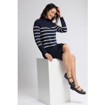 Robe rayée Mona - laine