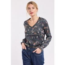 Blouse imprimée Nathalie - cupro