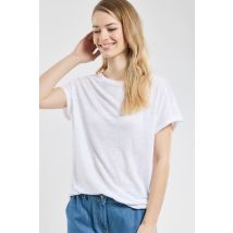 TERRE & MER T-shirt Salomé - lin Femme Blanc M