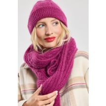 TERRE & MER Bonnet Jude - mohair et laine Femme Hortensia Rose TU