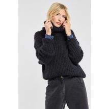 Pull col roulÃ© GaÃ«tan - mohair et laine