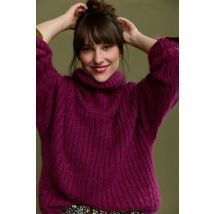 Pull col roulÃ© GaÃ«tan - mohair et laine