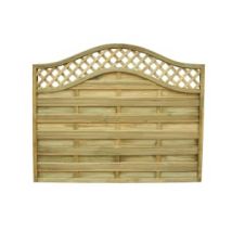 Forest Garden Pressure Treated Bristol Fence Panel - 1800 x 1500mm - 6 x 5ft - Pack of 4