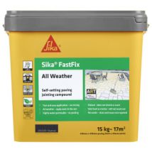 Sika FastFix All Weather Paving Jointing Compound, in Charcoal, Size: 15kg