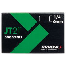 Arrow JT21 T27 Light Duty Staples 6mm (1/4in) - Pack of 5000