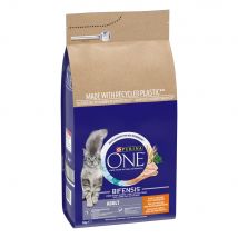 PURINA ONE Adult Chicken & Whole Grains Dry Cat Food - Economy Pack: 2 x 6kg