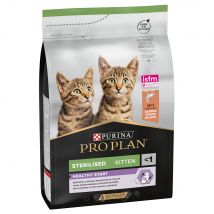 PURINA PRO PLAN Sterilised Kitten Healthy Start Ricco in Salmone per gatti - 3 kg