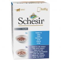 Schesir bolsitas 24 x 85 g en gelatina - Pack Ahorro - Pack mixto II: atún, atún con lubina