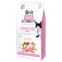 2x7kg Brit Care Grain-Free Sterilized Sensitive Dry Cat Food