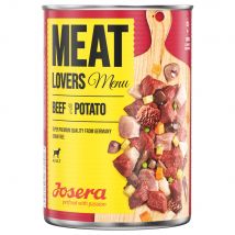 Josera Meatlovers Menú 12 x 800 g - Pack ahorro - Vacuno con patatas