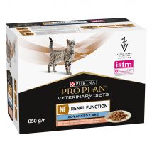 Purina Pro Plan Feline NF Advance Care Veterinary Diets con salmón - 10 x 85 g