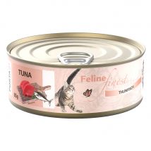 Feline Finest 24 x 85 g Alimento umido per gatti - Tonno