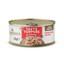 Applaws Taste Toppers in Saus 6 x 156 g  - Kip met Rund
