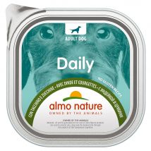 Prezzo speciale! 9 x 300 g  Almo Nature Daily Alimento umido per cane - con Tacchino e Zucchine