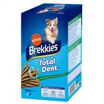 Brekkies Total Dent para perros medianos - 8 x 180 g - Pack Ahorro