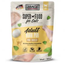 MAC´s Superfood Adult 24 x 300 g in buste Umido gatto - Puro Pollo
