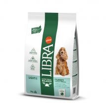 Libra Light con pavo pienso para perros -2 x 3 kg - Pack Ahorro