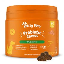 Zesty Paws Probiotic Chews Digestion - Pumpkin - Saver Pack: 2 x 90 Chews