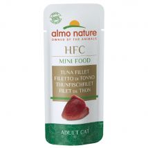 15x3g Almo Nature Green Label Mini Food , thon - Friandises pour chat