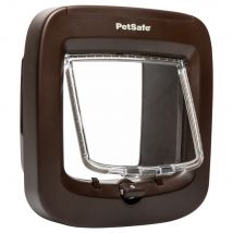 Chatière PetSafe avec puce électronique - chatière marron