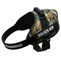 Harnais JULIUS-K9 IDC® Power, camouflage pour chien - taille 2XL : tour de poitrail 82 - 115 cm
