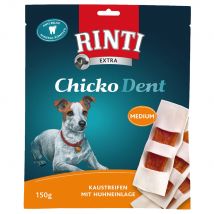 Rinti Chicko Dent snacks dentales para perros - Pollo (150 g)