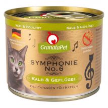 GranataPet Symphonie 12 x 200 g - Vitello & Pollame