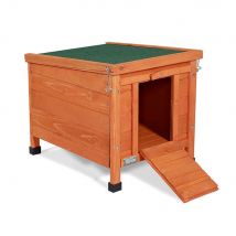 Lionto Maison pour chats et petits animaux en bois 43x43x52cm