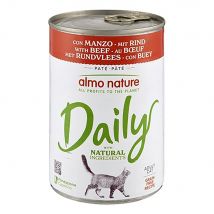 24x400g bœuf Almo Nature Daily Menu - Nourriture pour Chat