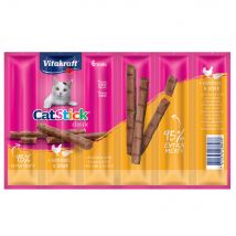 Vitakraft Cat Stick para gatos - Classic: ave e hígado (6 x 6 g)