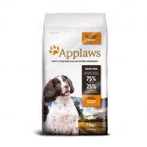 7,5kg Adult Small & Medium Breed, poulet Applaws pour chien