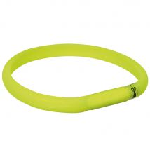 Collier lumineux M-L Trixie USB vert - Collier lumineux pour chien