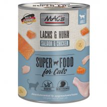 MAC's 6 x 800 g en latas para gatos - Salmón y pollo