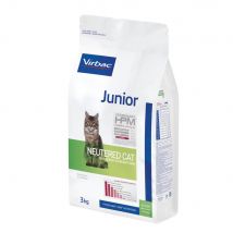 Virbac Veterinary HPM Cat Junior Neutered - Pack %:  3 x 3 kg