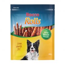 Lot Rocco Rolls pour chien - filet de canard (12 x 200 g)