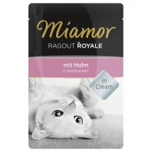 Miamor Ragú Royal 12 x 100 g - Pack de prueba - 4 variedades en crema