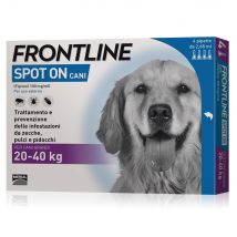 Frontline soluzione spot-on per cani 20-40 kg - 4 pipette (2,68 ml)