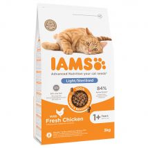 IAMS Advanced Nutrition Sterilised Cat with Chicken - 3kg