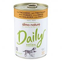 400g Almo Nature Daily dinde - Pâtée pour chien