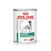 12x410g Satiety Weight Management Royal Canin Veterinary Diet - Pâtée pour chien