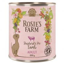 Rosie's Farm Adult 6 x 800 g Alimento umido per cani - Agnello