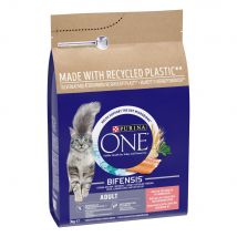 PURINA ONE Adult Salmon & Whole Grains Dry Cat Food - 3kg