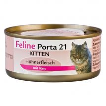 Feline Porta 21 Kattenvoer 6 x 156 g - Kitten Kip