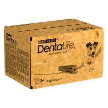60 bâtonnets (20x49g) PURINA Dentalife à mâcher, pour chien de petite taille (7-12kg)