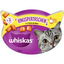 Whiskas Temptations snacks para gatos - Pack % - Pollo y queso ( 8 x 60 g)