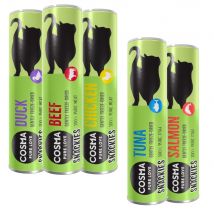 116g Cosma Snackies Friandises lyophilisées 5 saveurs - Friandises pour chat