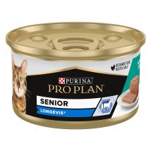 Pro Plan Cat 48 x 85 g umido per gatto - Senior Longevis Tonno