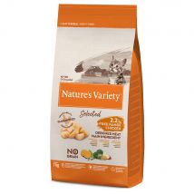 Nature's Variety Selected Kitten pollo campero - Pack % - 2 x 7 kg