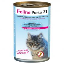 12x400g Feline Tonijn met Sprot (graanvrij) Porta 21 Kattenvoer