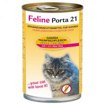 Feline Porta 21 12 x 400 g - Tonno con Aloe